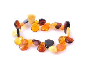 Листенца кехлибар в няколко цвята