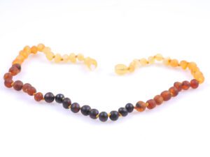 Детско кехлибарено герданче в преливащи цветове