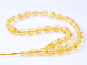 Броеница мини кехлибарени цилиндри