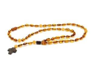 Броеница гердан суров кехлибар