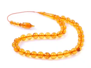 Броеница топчета цвят мед