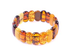 Разкошна гривна плочки восъчно конячен кехлибар