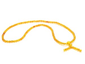 Кехлибарена будистка броеница коняк